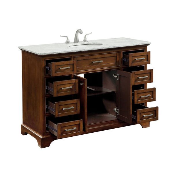 Americana Teak 48-Inch Vanity Sink Set, image 3