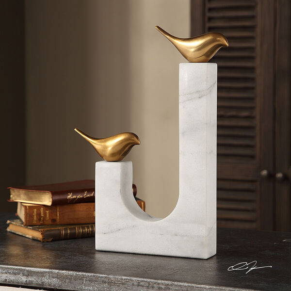 Songbirds Brass Sculpture, image 2