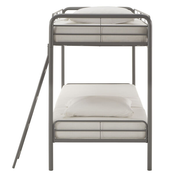 Brandy Gray Twin Over Twin Bunk Bed, image 5