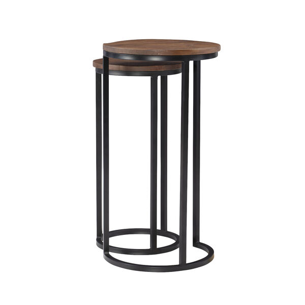 Weston Black and Brown Nesting Tables, Set of 2, image 5