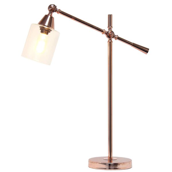 Studio Loft Rose Gold One-Light Desk Lamp, image 2
