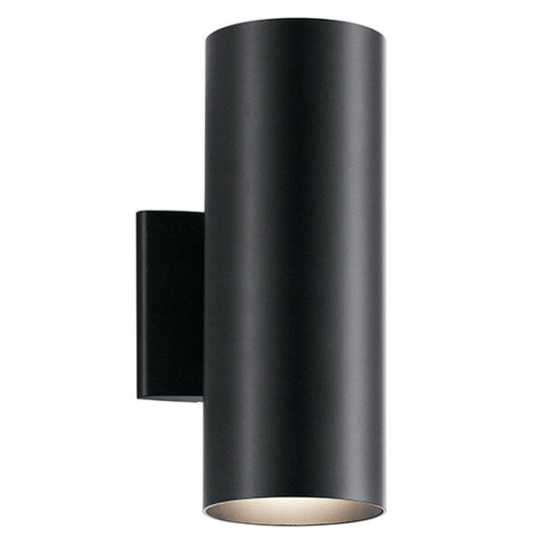 Riverside Black Five-Inch Two-Light Outdoor Wall Sconce, image 1