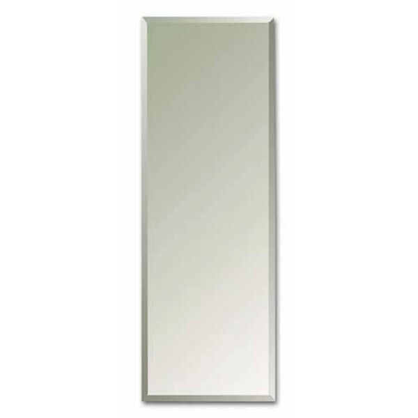 Frameless Beveled Rectangular Mirror Me. Cabinet (Steel Body), image 1