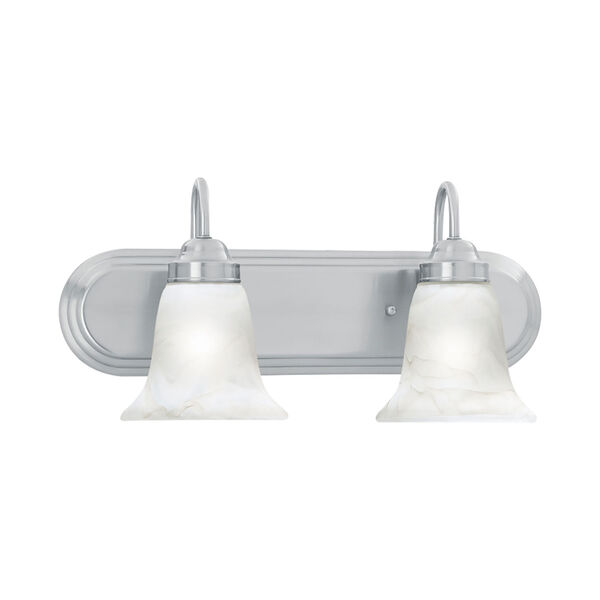 Homestead Brushed Nickel Two-Light Wall Sconce, image 1