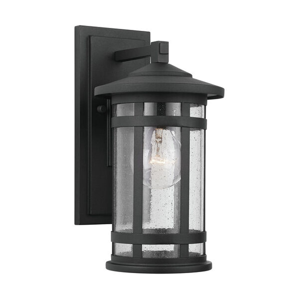 Mission Hills Black One-Light Outdoor Wall Lantern, image 4