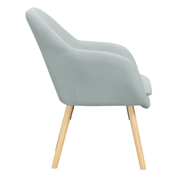 Take a Seat Sea Foam Blue Fabric Charlotte Accent Chair, image 4