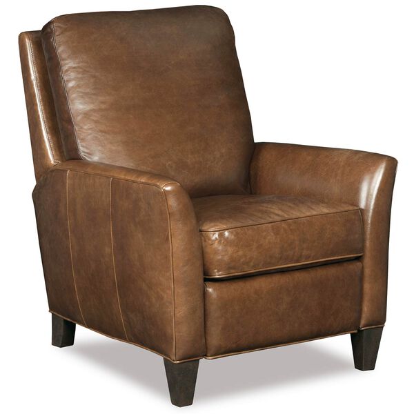 Shasta Brown Leather Recliner, image 1