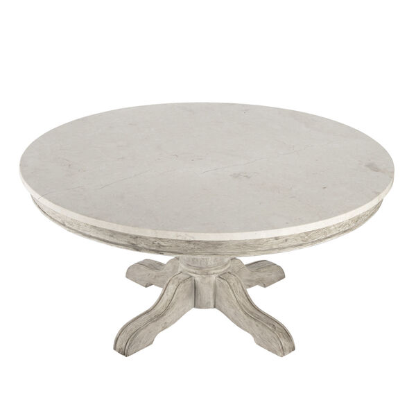 Danielle Rustic Gray Marble Coffee Table, image 2