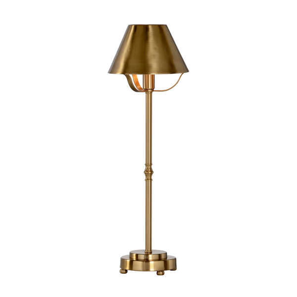Brass One-Light Hayes Lamp, image 1