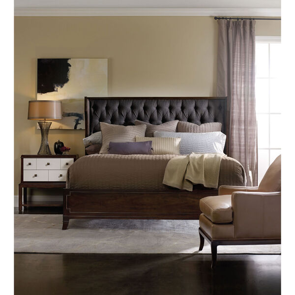 Palisade Upholstered Shelter King Bed - Carbon Fabric, image 4