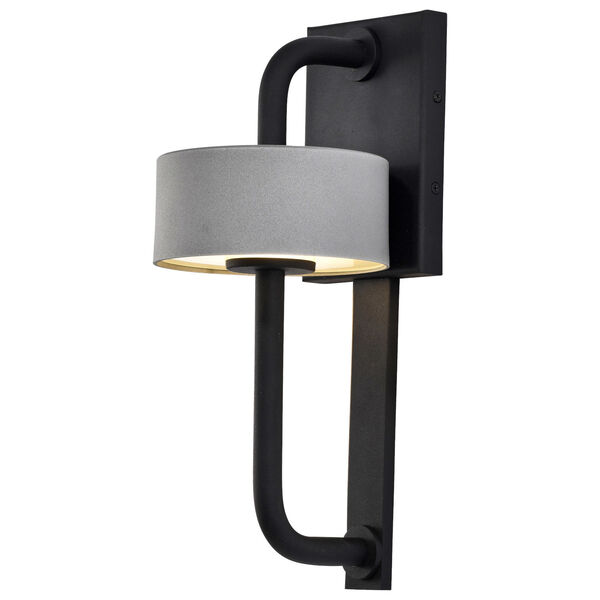 Overtop Matte Black Six-Inch LED Outdoor Wall Mount, image 3