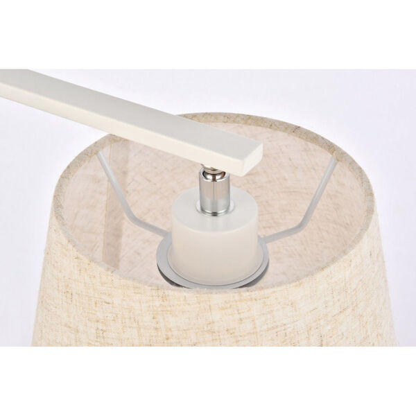 Tomlinson White One-Light Table Lamp, image 4