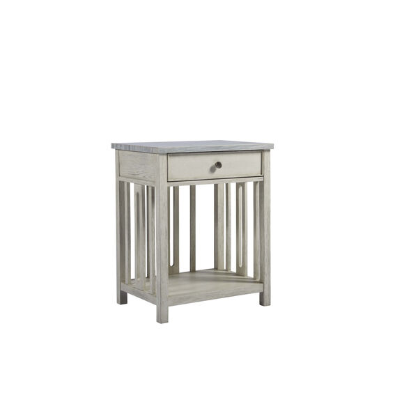 Escape Sandbar Bedside Table with Stone Top, image 6