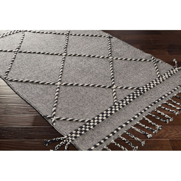 Apache Black and Cream Rectangle 5 Ft. x 7 Ft. 6 In. Rug, image 2