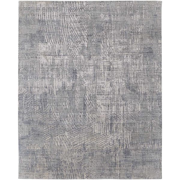 Eastfield Casual Abstract Gray Area Rug, image 1