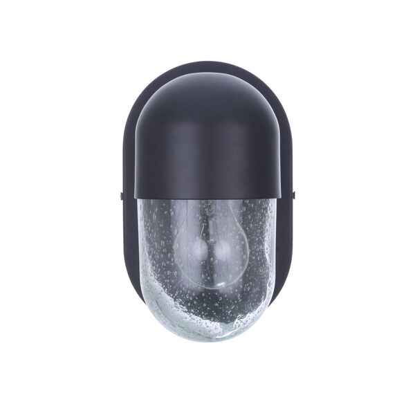 Pill Flat Black One-Light Wall Sconce, image 3