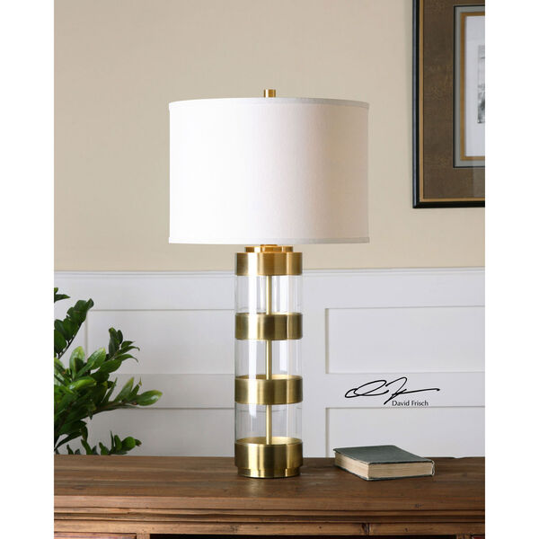 Angora Brushed Brass One-Light Table Lamp, image 2