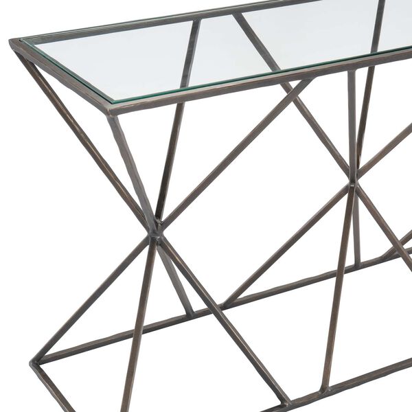 Fulton Aged Bronze Console Table, image 5