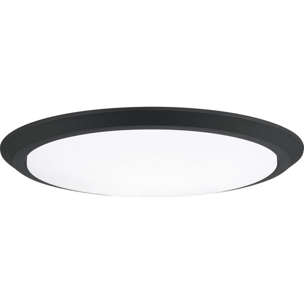 Verge Earth Black 20-Inch LED Flush Mount with White Acrylic Shade, image 2