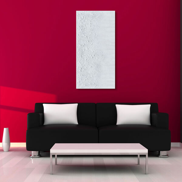 White Snow A Textured Unframed Hand Painted Wall Art, image 5
