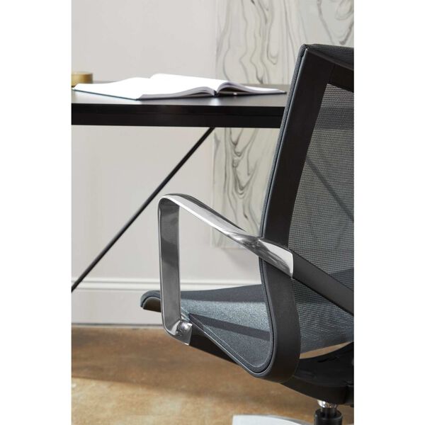 Tertu Black Low Back Office Chair, image 2