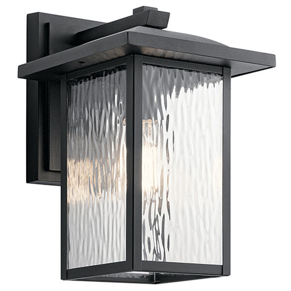 Nicholson Textured Black Nine-Inch One-Light Outdoor Wall Sconce, image 1