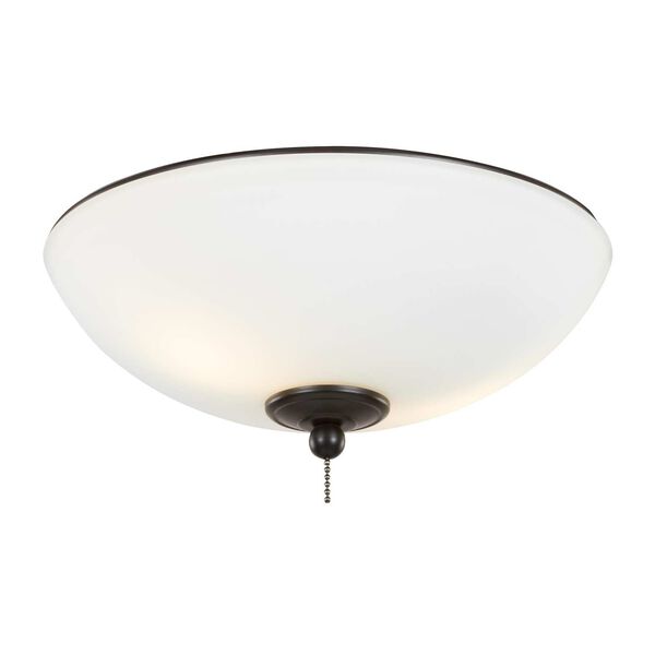 Oil Rubbed Bronze 12-Inch Ceiling Fan Light Kit, image 1