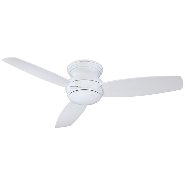 Traditional Concept White 52-Inch Outdoor LED Ceiling Fan, image 1