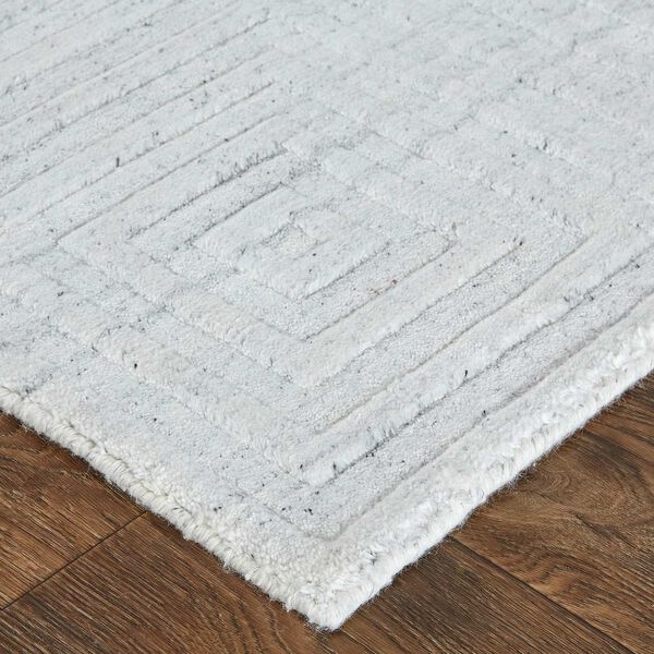 Redford Casual White Silver Rectangular 3 Ft. 6 In. x 5 Ft. 6 In. Area Rug, image 4
