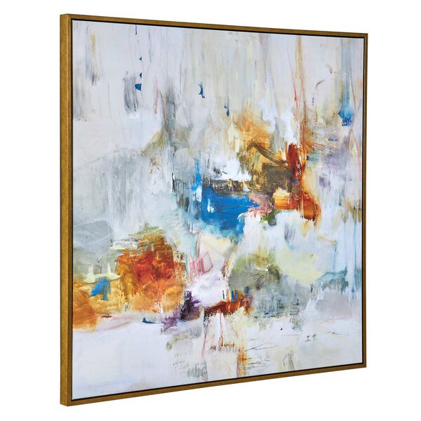 In The Beginning Multicolor Framed Abstract Wall Art, image 4