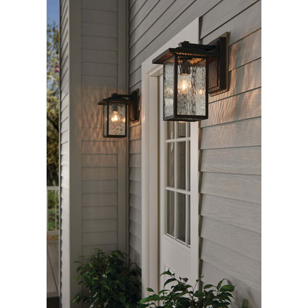 Nicholson Textured Black Nine-Inch One-Light Outdoor Wall Sconce, image 2