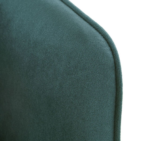 Aster Green Velvet Arm Chair with Gold Leg, image 6
