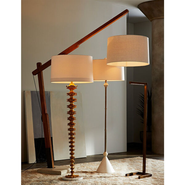 Salford Gold One-Light LED Floor Lamp, image 4