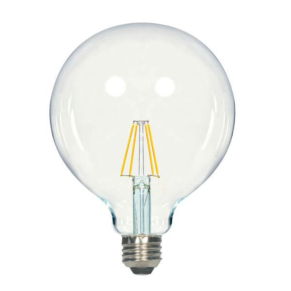 SATCO Clear LED G40 Medium 6.5 Watt LED Filament Bulb with 2700K 810 Lumens 80 CRI and 360 Degrees Beam, image 1