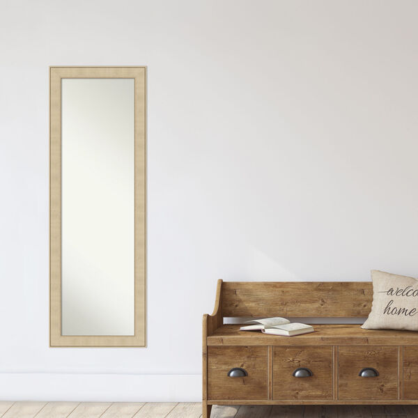 Honey and Silver 18W X 52H-Inch Full Length Mirror, image 6