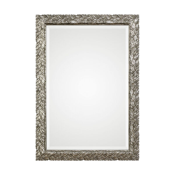 Evelina Silver Leaves Mirror, image 2