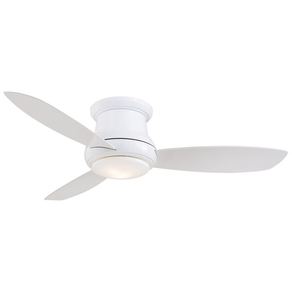 Concept II White 44-Inch Flush LED Ceiling Fan, image 3