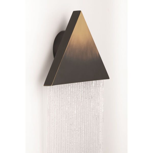 Walden Gradient Brass 24-Inch One-Light LED Wall Sconce with Clear Glass, image 3