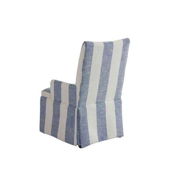 Upholstery Blue and White Mackenzie Dining Arm Chair, image 2