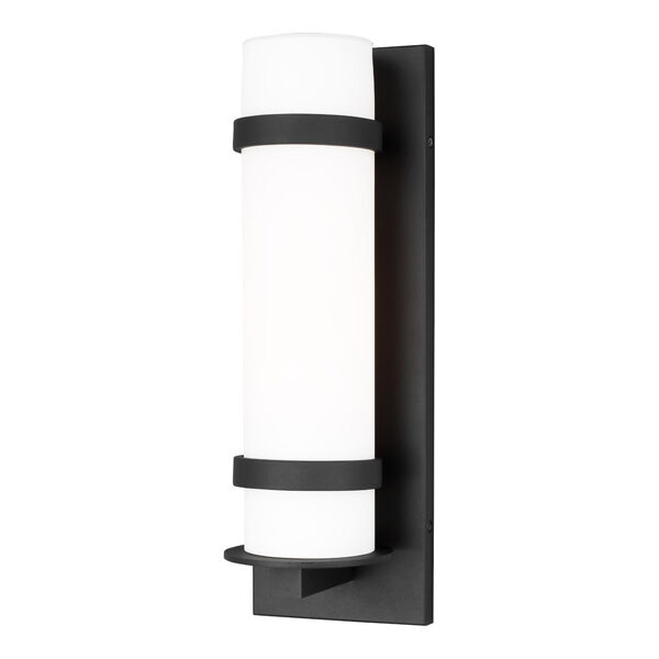 Alban Black Six-Inch One-Light Outdoor Wall Mount, image 1