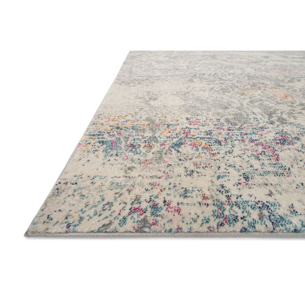 Zehla Grey and Multicolor Rectangular: 9 Ft. x 12 Ft. 2 In.  Rug, image 2
