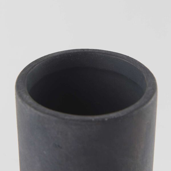 Esme Dark Gray Ceramic Vase, image 4
