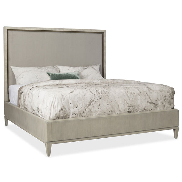 Elixir Gray King Upholstered Bed, image 1