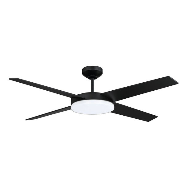 Lopro Black 52-Inch LED Ceiling Fan, image 1