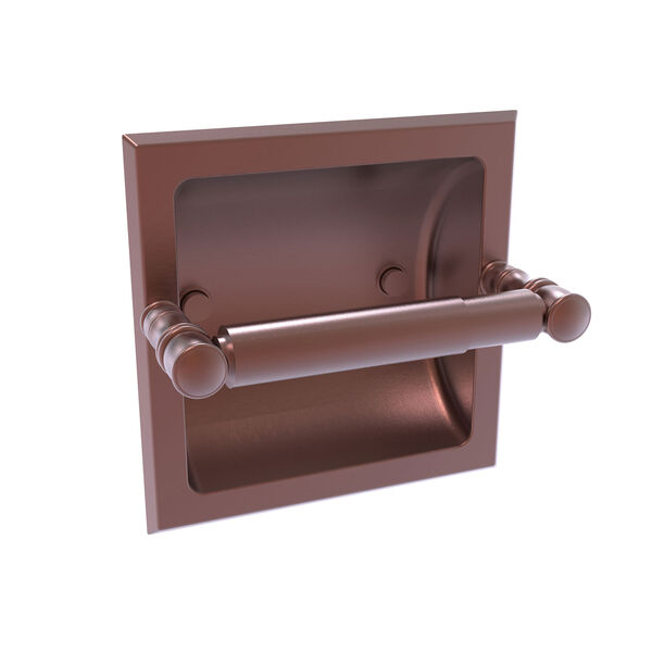 Carolina Antique Copper Recessed Toilet Paper Holder, image 1