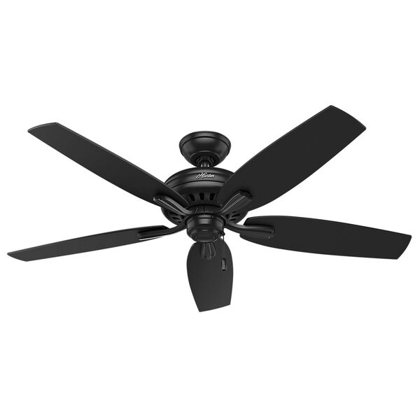 Newsome Black 52-Inch Adjustable Ceiling Fan, image 1