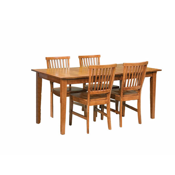 Arts and Crafts Five-Piece Dining Set, image 1