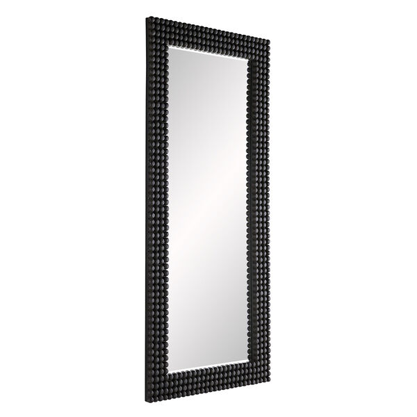 Paxton Black Stained Floor Mirror, image 2