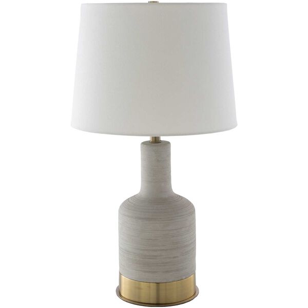 Brae Light Gray One-Light Table Lamp, image 1