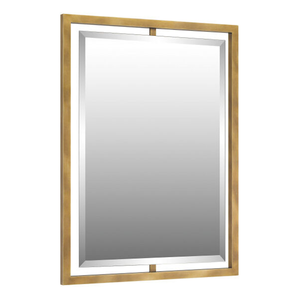 Reflections Weathered Brass 24 x 32-Inch Mirror, image 2